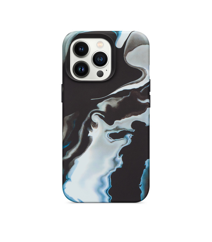 w-accessories-product-12-pro-4 iPhone 12 Pro Max Silicone – Black/White - 图片 1