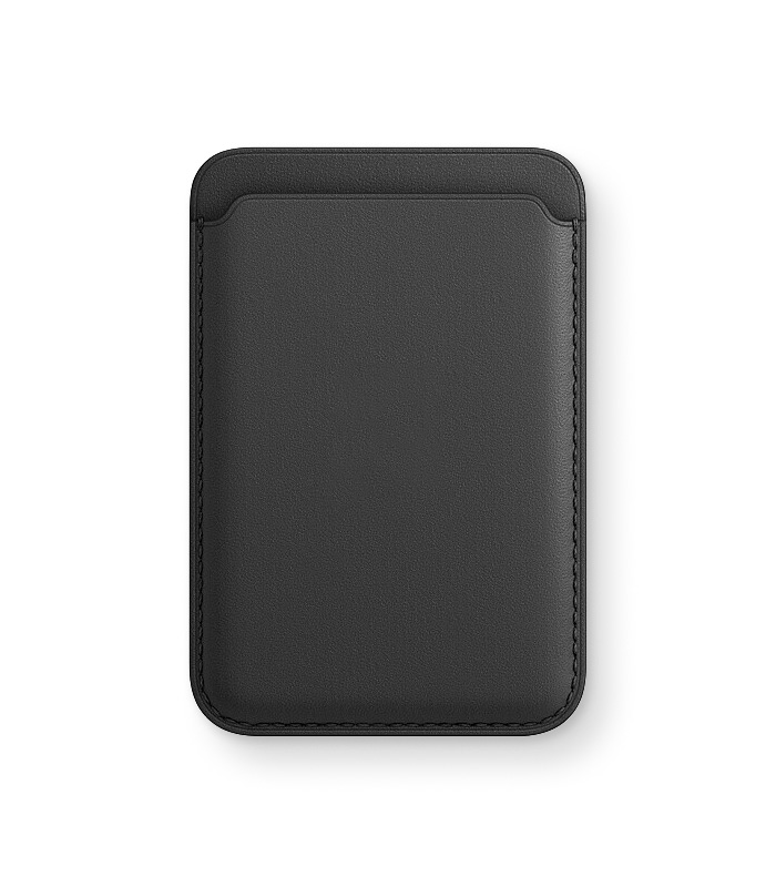 w-accessories-product-14-2 iPhone Leather Wallet Black - 图片 1